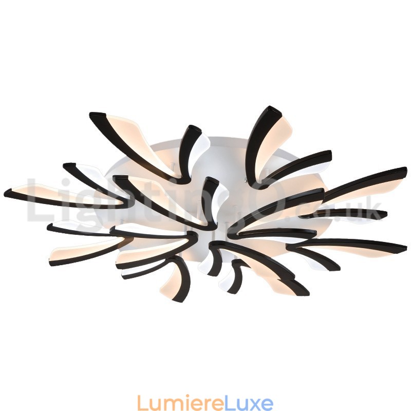 Plafonniers encastrés modernes et élégants à 12 lumières