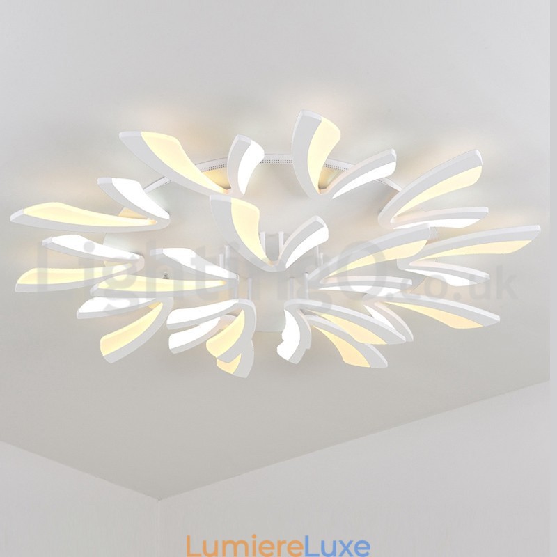 Plafonniers encastrés modernes et élégants à 15 lumières