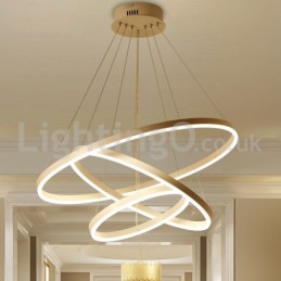 Suspension moderne à trois cercles avec télécommande