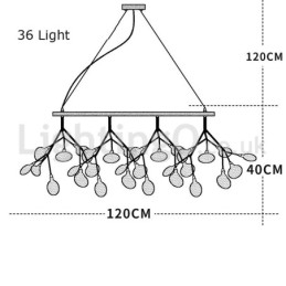 Lustre Lucioles post-moderne