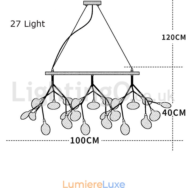 Lustre Lucioles post-moderne