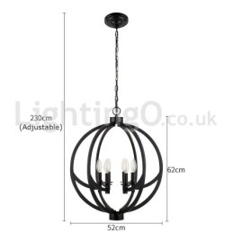 Suspension boule rétro