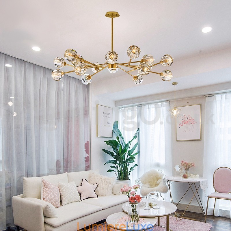 Lustre en cristal nordique