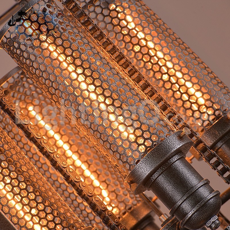 Suspension rétro en fer pour café