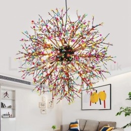 Lustre pissenlit nordique Lustre coloré