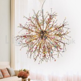 Lustre pissenlit nordique Lustre coloré