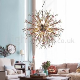 Lustre pissenlit nordique Lustre coloré