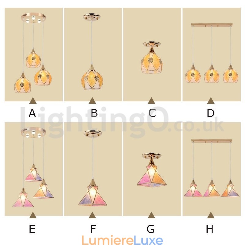 Suspension moderne à 1 ou 3 lumières bon marché