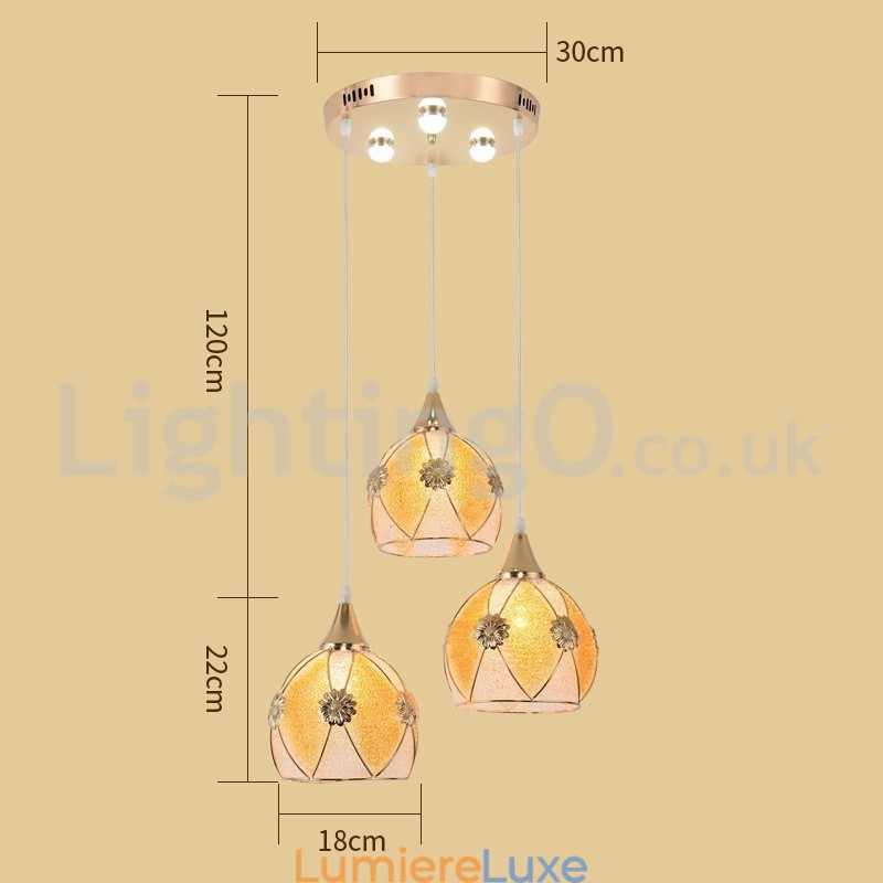 Suspension moderne à 1 ou 3 lumières bon marché