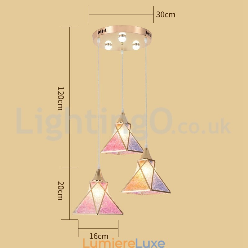 Suspension moderne à 1 ou 3 lumières bon marché
