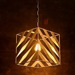 Lampe en fer rétro Lustre de style industriel minimaliste moderne