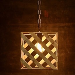Lampe en fer rétro Lustre de style industriel minimaliste moderne
