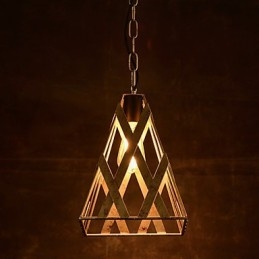 Lampe en fer rétro Lustre de style industriel minimaliste moderne