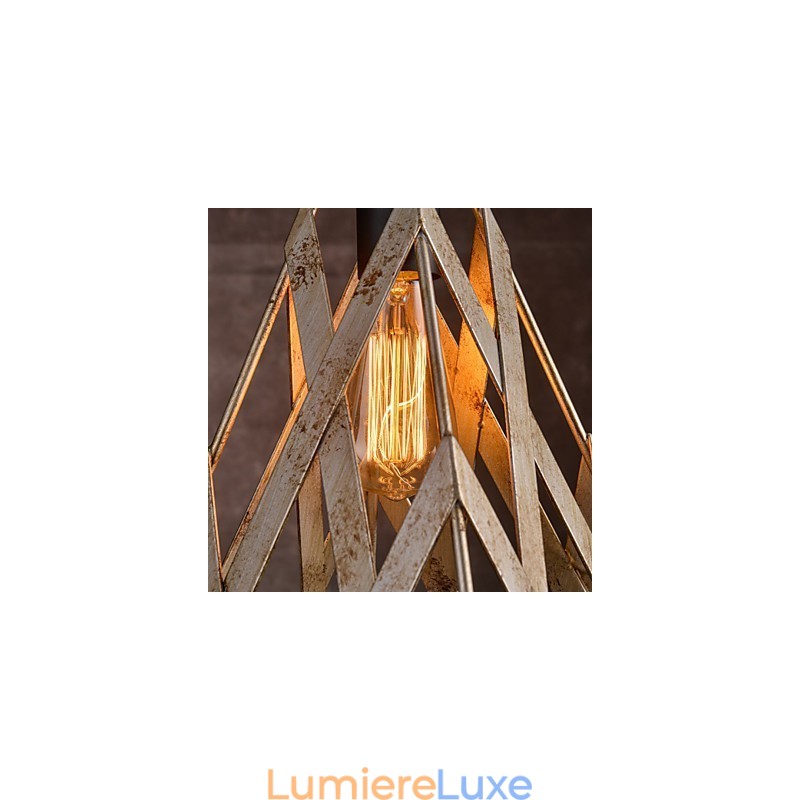 Lampe en fer rétro Lustre de style industriel minimaliste moderne