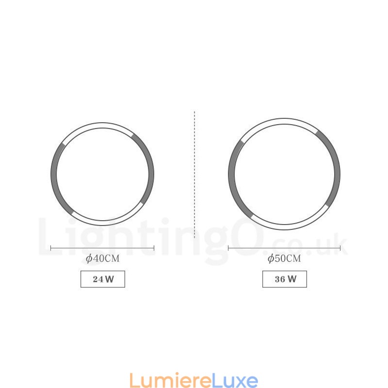Plafonnier rond ultra fin en bois multicolore avec abat-jour en acrylique et bois massif, style nordique