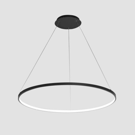 Suspension à intensité variable 63 W, diamètre 100 cm, design moderne, anneau Suspension à intensité variable 63 W, diamètre 100 cm, design moderne, anneau