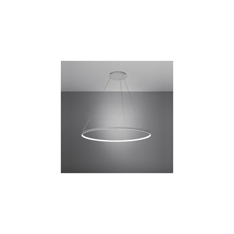 Suspension à intensité variable 63 W, diamètre 100 cm, design moderne, anneau