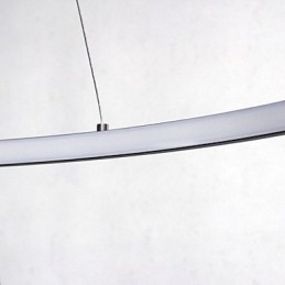 Suspension à intensité variable 63 W, diamètre 100 cm, design moderne, anneau