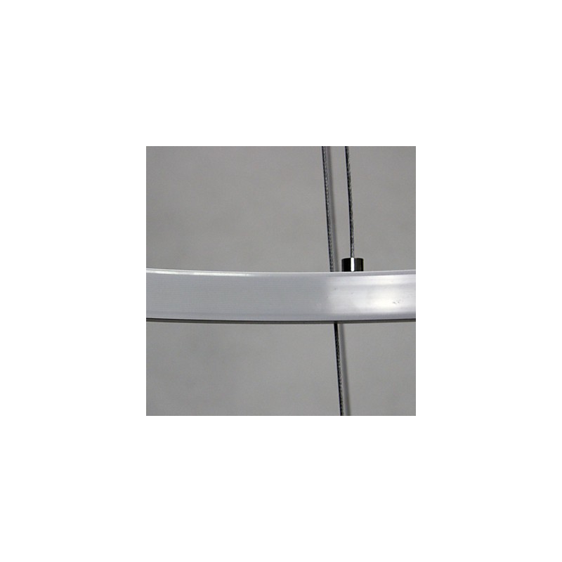 Suspension à intensité variable 63 W, diamètre 100 cm, design moderne, anneau