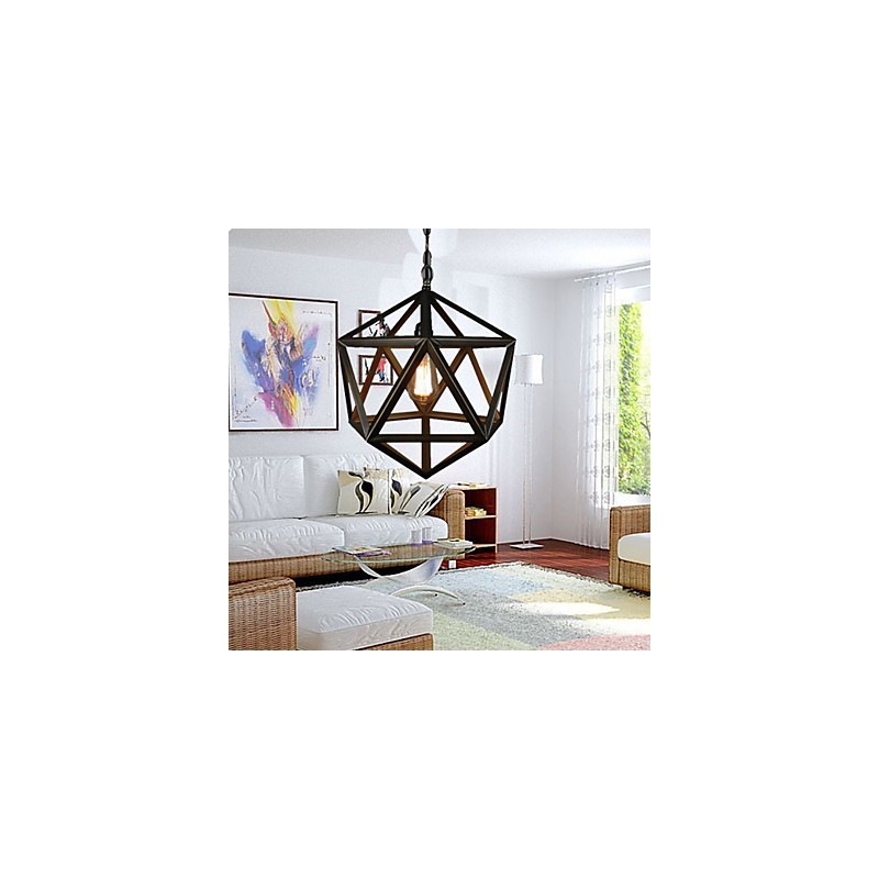 Lustre en métal vintage Rustic Lodge