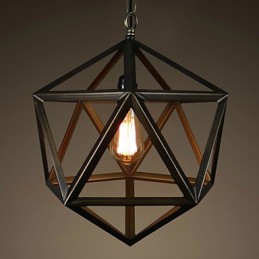 Lustre en métal vintage Rustic Lodge