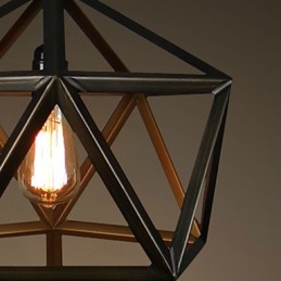Lustre en métal vintage Rustic Lodge