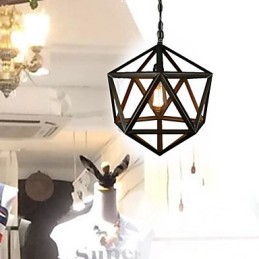Lustre en métal vintage Rustic Lodge