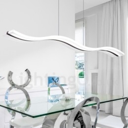 Suspension linéaire à intensité variable avec télécommande au design moderne