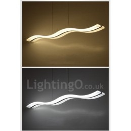 Suspension linéaire à intensité variable avec télécommande au design moderne