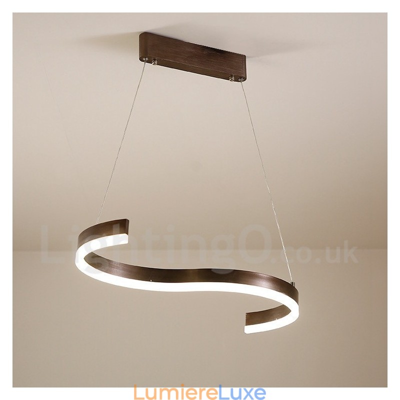 Suspension linéaire à intensité variable avec télécommande au design moderne