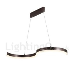 Suspension linéaire à intensité variable avec télécommande au design moderne