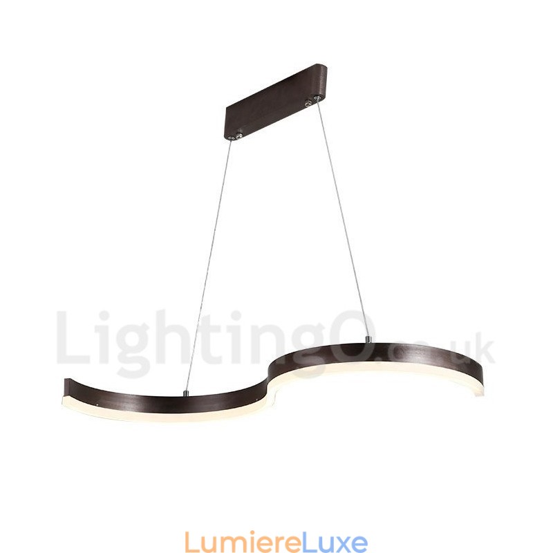 Suspension linéaire à intensité variable avec télécommande au design moderne