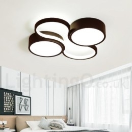 Plafonnier encastré en aluminium moderne et contemporain à intensité variable pour salon, chambre à coucher, peut également être utilisé comme applique murale.