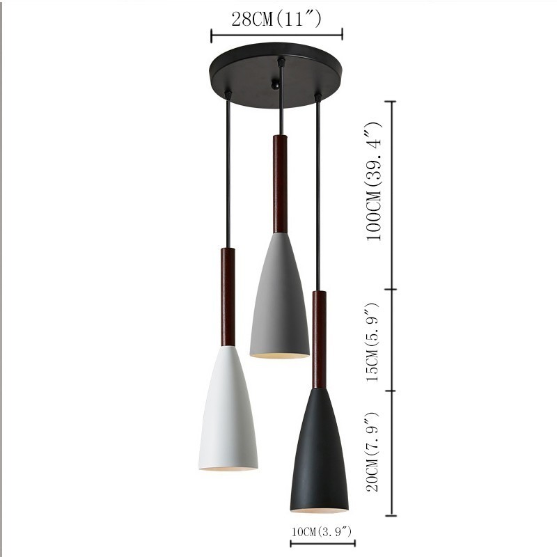 Suspension Macaron au design contemporain et moderne