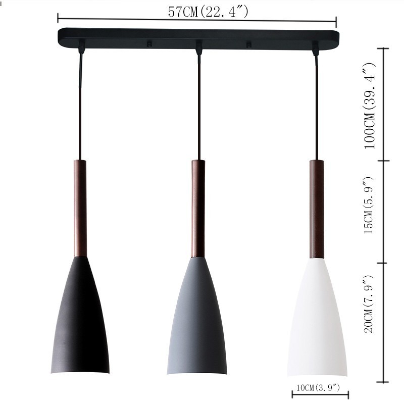 Suspension Macaron au design contemporain et moderne