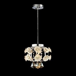 Lustre Cristal Moderne Contemporain Lanterne Métal 1 Lumière