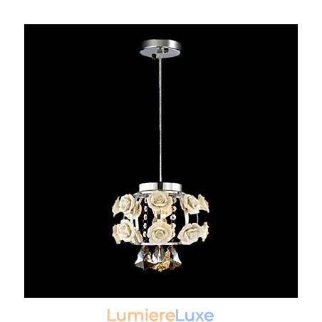 Lustre Cristal Moderne Contemporain Lanterne Métal 1 Lumière Lustre Cristal Moderne Contemporain Lanterne Métal 1 Lumière