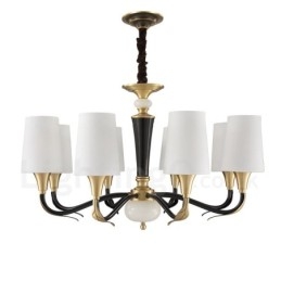 Lustre suspendu en laiton pur, luxueux, rustique, rétro, vintage, en pierre, avec abat-jour en verre