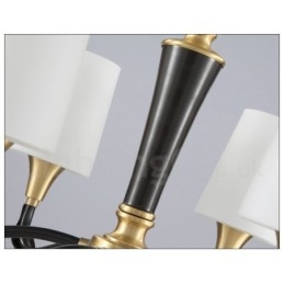 Lustre suspendu en laiton pur, luxueux, rustique, rétro, vintage, en pierre, avec abat-jour en verre