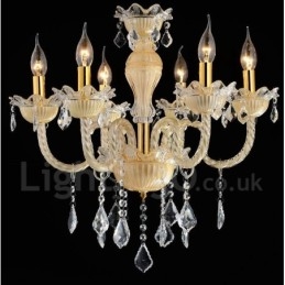 Lustre suspendu en cristal luxueux, moderne et contemporain