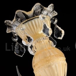 Lustre suspendu en cristal luxueux, moderne et contemporain