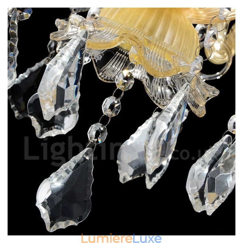 Lustre suspendu en cristal luxueux, moderne et contemporain