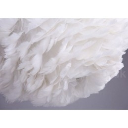 Lustre à plumes multicolores, suspension moderne et contemporaine