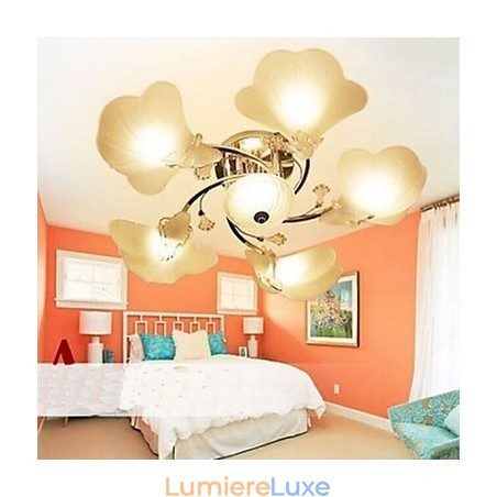 Plafonnier en verre Plafonnier