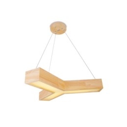 Suspension triangulaire moderne en bois