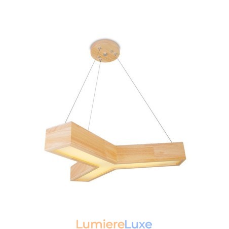 Suspension triangulaire moderne en bois Suspension triangulaire moderne en bois