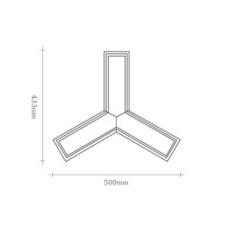 Suspension triangulaire moderne en bois