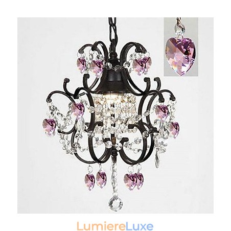 Lustre en métal peint en cristal classique traditionnel Lustre en métal peint en cristal classique traditionnel