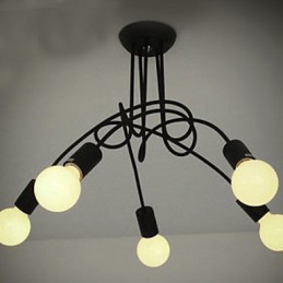Lustre en métal peint contemporain moderne