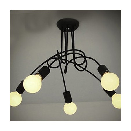 Lustre en métal peint contemporain moderne Lustre en métal peint contemporain moderne